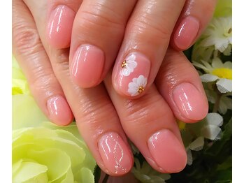 プルミエ ネイル(Premier Nail)/ワンカラー2本アート