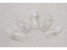 ネイルルージュ(Nail Rouge)/雪の結晶ネイル