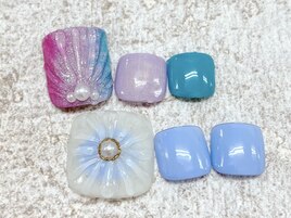 貝殻×お花