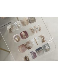 フットネイルサンプル