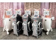 ■業界最高水準の最新痩身エステ機器を取りそろえ