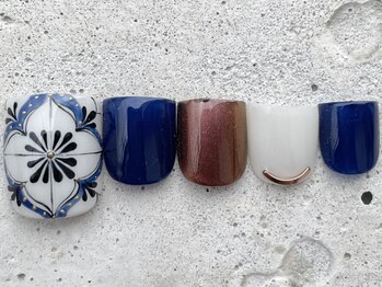 フリークネイル(FREAK Nail)/タイルモロッカンFOOT ¥12000