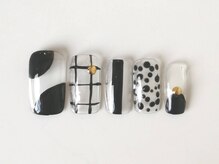えがお爪工房/モノトーン