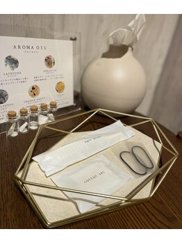 至福のとき 福岡警固店/衛生的な使い捨てアメニティ◎