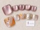 アイネイルズ 三宮店(I nails)の写真/初回オフ込★FOOTオータムコース¥8500♪繊細なアートで周りと差をつけて♪[三宮/パラジェル]
