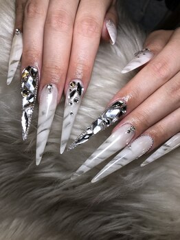 クロスネイル 渋谷店(CROSS nail)/大人マーブルネイル