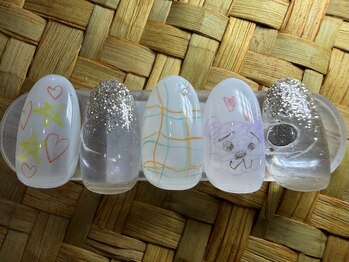 「フィルイン/定額デザイン/つけ放題」　ねいる屋　爪sou【ソウ】/定額8500円コース