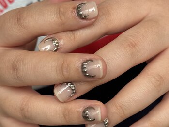 手描き 牙ネイル