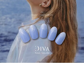 ネイルサロン ディーバ 梅田エナ店(Diva)/One color plus(先端ラメ)