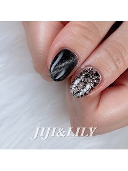 ギャラクシー&フラワーネイル