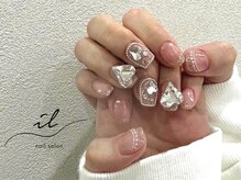 イル 神戸店/チェーン囲みデザイン×ラメグラ