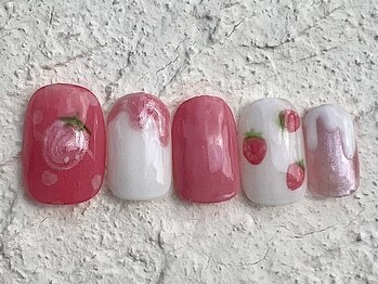 カラ ネイル 中津店(calla nail)/いちごネイル