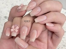 ルレーブ(LE REVE)/チークネイル×大きめパーツ