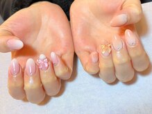 シーハウス(c house)/アシンメトリー　リボンネイル