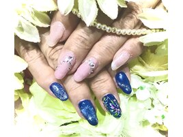 銀河煌く天の川¥夜空を飾る花火