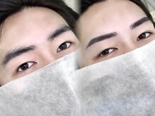 【メンズ美眉アイブロウWAX】人気No.1デザイン〈ストレート〉