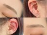 【セットメニュー】眉ワックススタイリング+耳つぼジュエリー10粒¥8500