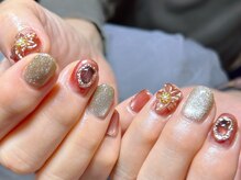 ネイルサロン リン(Lin)/秋冬アートネイル