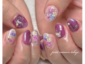プチメゾン トウキョウ(Petit Maison Tokyo)/押し花ネイル