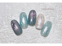 ネイルクローネ(nail crone)/ぷっくりマーメイドネイル