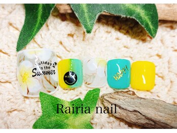 ライリアネイル(Rairia nail)/デザインフットネイル