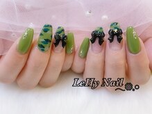 レヒネイル(LeHy nail)/迷彩柄ネイル