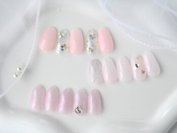 ホワイトネイル 難波店(WHITE NAIL)/定額アート/シンプルネイル