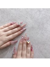 ネイルサロン ユー(Yu...)/キラキラくまさんnail