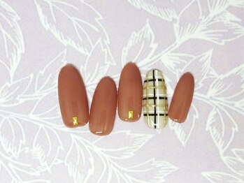 ネイルライフ(NailLife)/ミラーチェックネイル