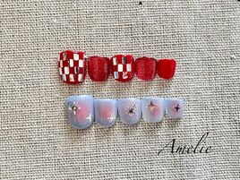 フット/ワンカラー/派手