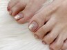 newスタッフ【フットネイル】定額コース♪オフ１本100円◎パラジェルあり