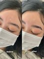 アート 宜野湾(THE ART)&nbsp;【brow lift】パーマを当て太さを出し、毛流れを整え扱いやすく
