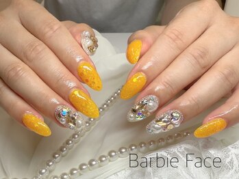 バービーフェイス 恵比寿(Barbie Face)/オレンジとビッグパーツ