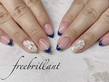 フリーブリアン(Free Brillant)の写真/《爪に優しいフィルイン施術◎》シンプル～トレンドまで幅広く対応★デザインのご相談もお任せください!!