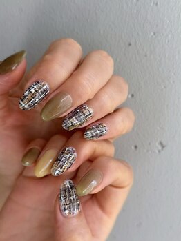 マタネ(matane)の写真/≪絶妙な配色バランスでニュアンスと透け感を演出≫落ち着いた雰囲気の中で、デザイン豊富なnailを提供♪