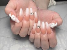 キヒ 秋葉原店(Kihi)/ホワイトグラデ/クロムネイル