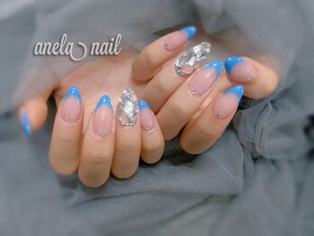 アネラネイル(anela nail)の写真/【持ち込み大歓迎★画像：フリー90分ご新規様8,280円】町田の高リピート率サロン！パーツも多数ご用意♪