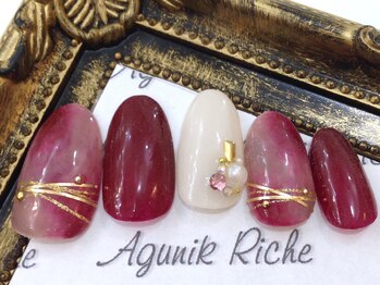 アグニークリッシェ(Agunik Riche)/【ボルドーネイル】