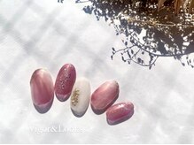 ヴィガー アンド ルックス 白金 目黒(Vigor&Looks)/春 ピンク ゴールド ニュアンス