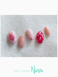 いちごネイル