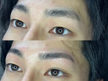 ブロウ 桑名店(BROW)/【メンズ眉毛】before after