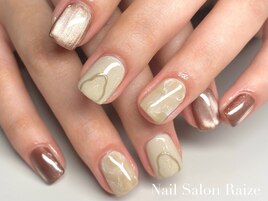 大理石ネイル/ニュアンスネイル