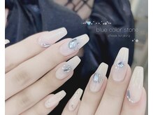 アロワ(Arowa)/水色ストーンネイル