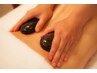 【疲れが抜けない大人女性へ】深部から温まるホットストーン+ヘッド60分