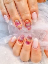 シェリ ネイル(Cherie Nail)/マグネットボーダーネイル