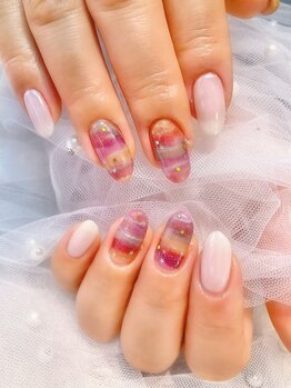 シェリ ネイル(Cherie Nail)/マグネットボーダーネイル