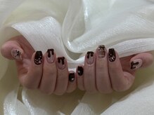 バレンタイン/ハート/ブラウン