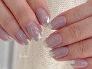 ニュアンスミラーフレンチネイル
