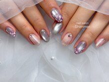 シマー(Shimmer)/桜ネイル