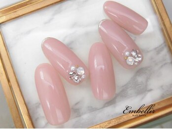 アンベリール 横浜店(Embellir)/(1296)シンプルビジューネイル